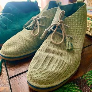 Two Pairs Of cool retro looking suede Hush Puppies Desert Boots